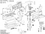 Bosch 0 603 254 042 PSS 230 Orbital Sander 240 V / GB Spare Parts PSS230